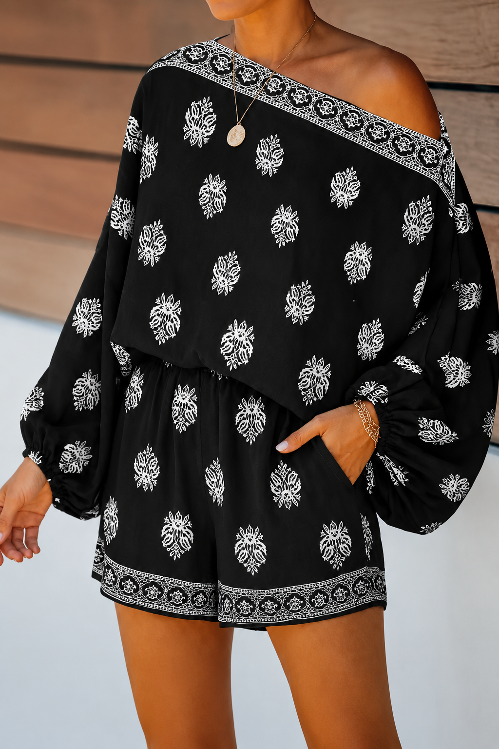 Women’s Bohemian Cotton Two-Piece Set