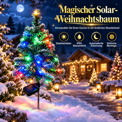 Solar-Weihnachtsbaumleuchten mit Erdspieß