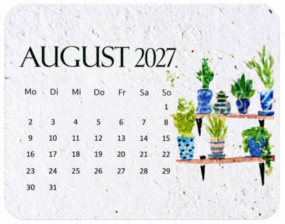Pflanzbarer Saatkalender 2027 – ein Geschenk, das weiterwächst – lokalisierte Motivabbildung