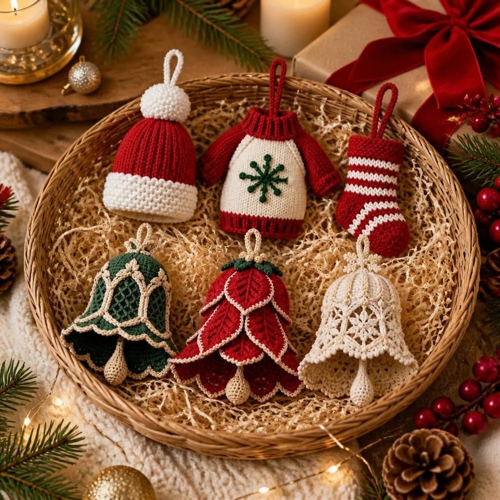 DIY-Weihnachts-Häkelanhänger – Stilvolle und niedliche Dekoration