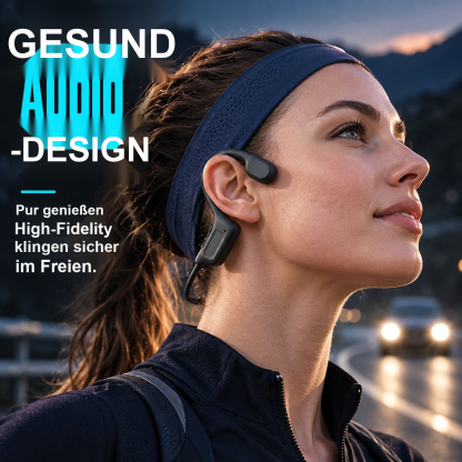 Professionelle Sport-Knochenschallkopfhörer – Bluetooth 6.0, IP67-Wasserschutz, kabelloses Open-Ear-Headset zum Laufen und Radfahren