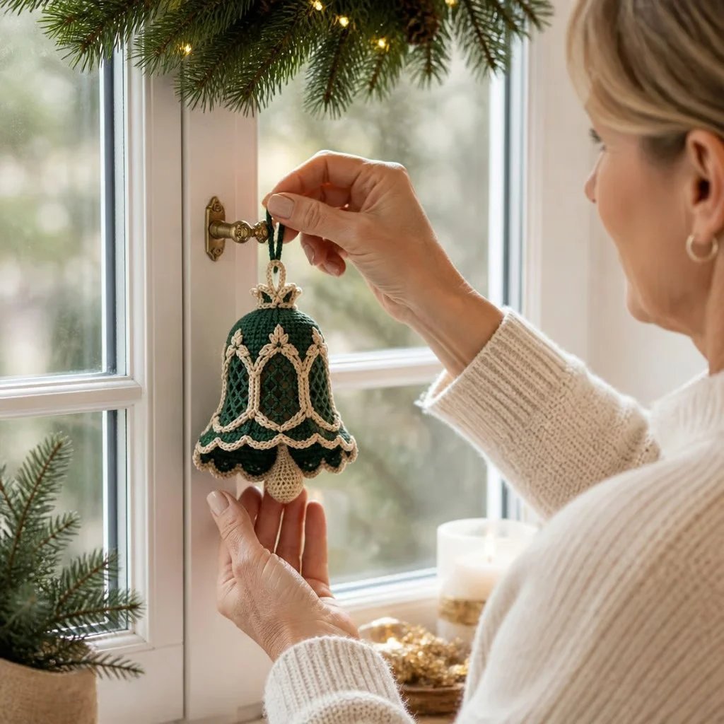 DIY-Weihnachts-Häkelanhänger – Stilvolle und niedliche Dekoration