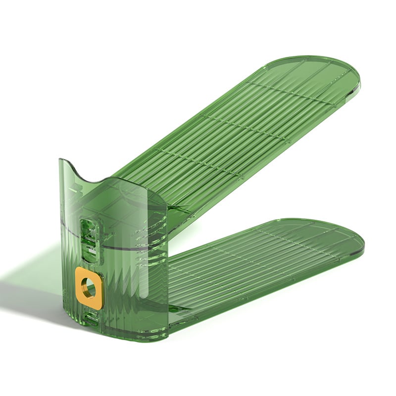 Verstellbarer Schuh-Organizer – Platzsparendes, transparentes Aufbewahrungsregal im minimalistischen Design