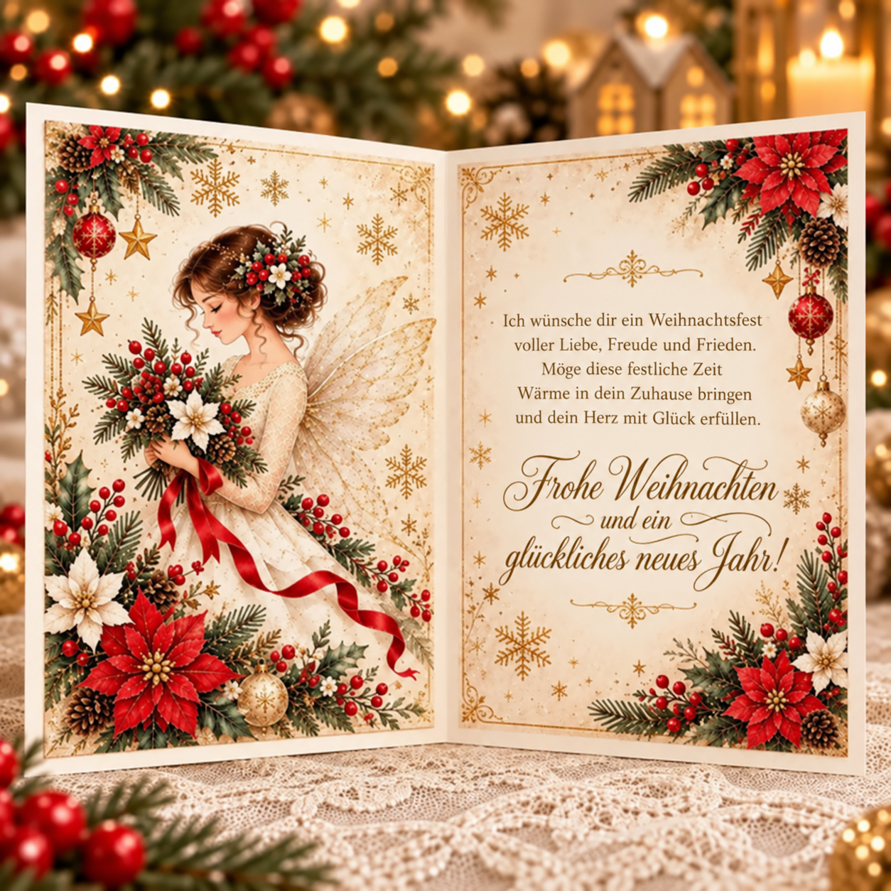⏳ Letzter Tag mit 49 % Rabatt – 👼 3D-Weihnachtsengel-Pop-up-Grußkarte | Bedeutungsvolles Erinnerungsstück mit Umschlag und Platz für deine persönliche Nachricht 🎄