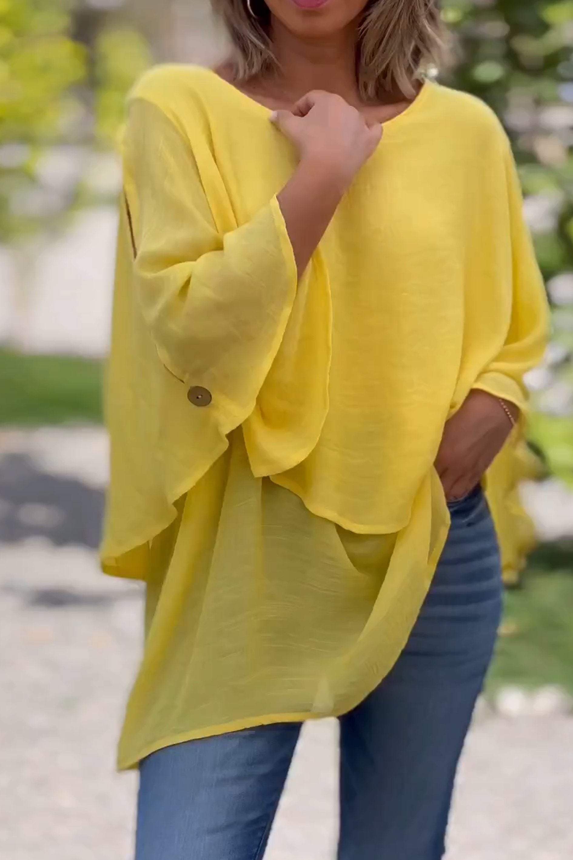 Chiffon Irregular Top-Comfort & Reliable