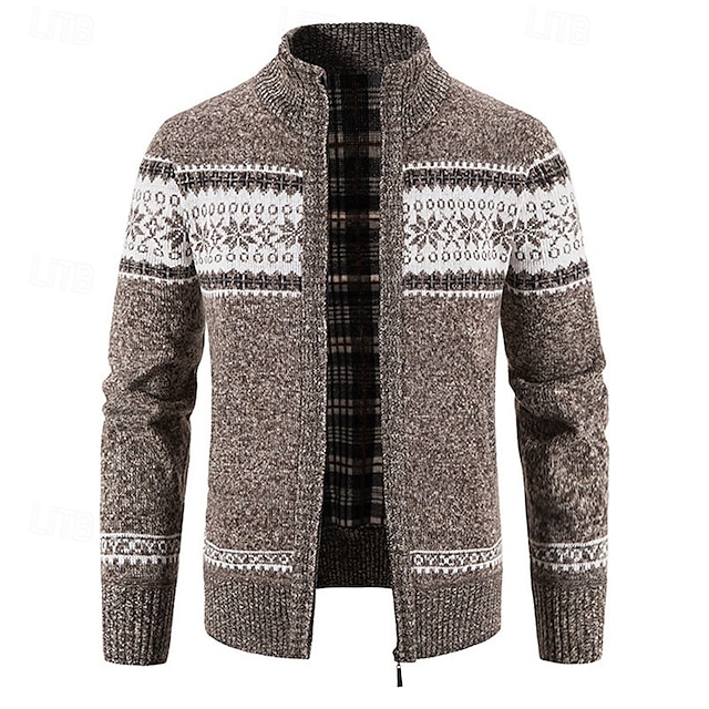 Men's Vintage Stand Collar Cashmere Jacket-Comfort & Reliable
