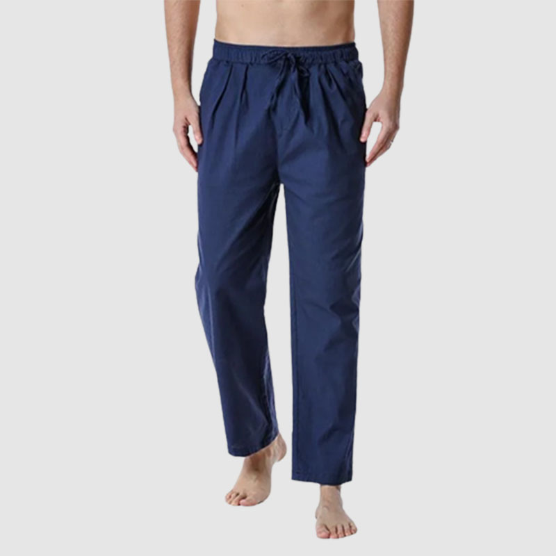 Men's cotton linen summer casual sports beach casual loose pants-Comfort & Reliable