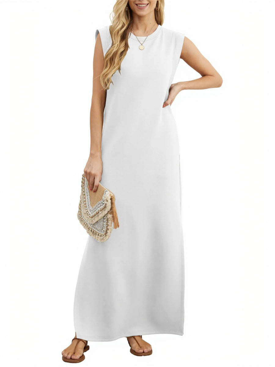 Women's Casual Loose Split Wrinkle-Free Maxi Dress-Comfort & Reliable