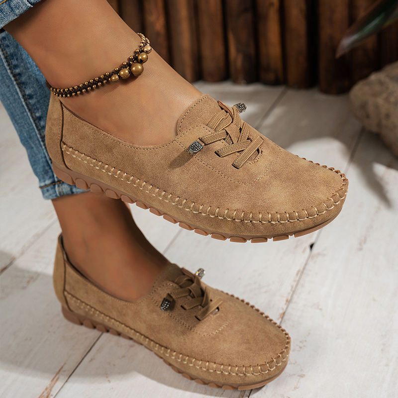 🔥Last Day Promotion 50% OFF - Women's Comfortable Soft Hand-Stitched Genuine Leather Loafers-Comfort & Reliable