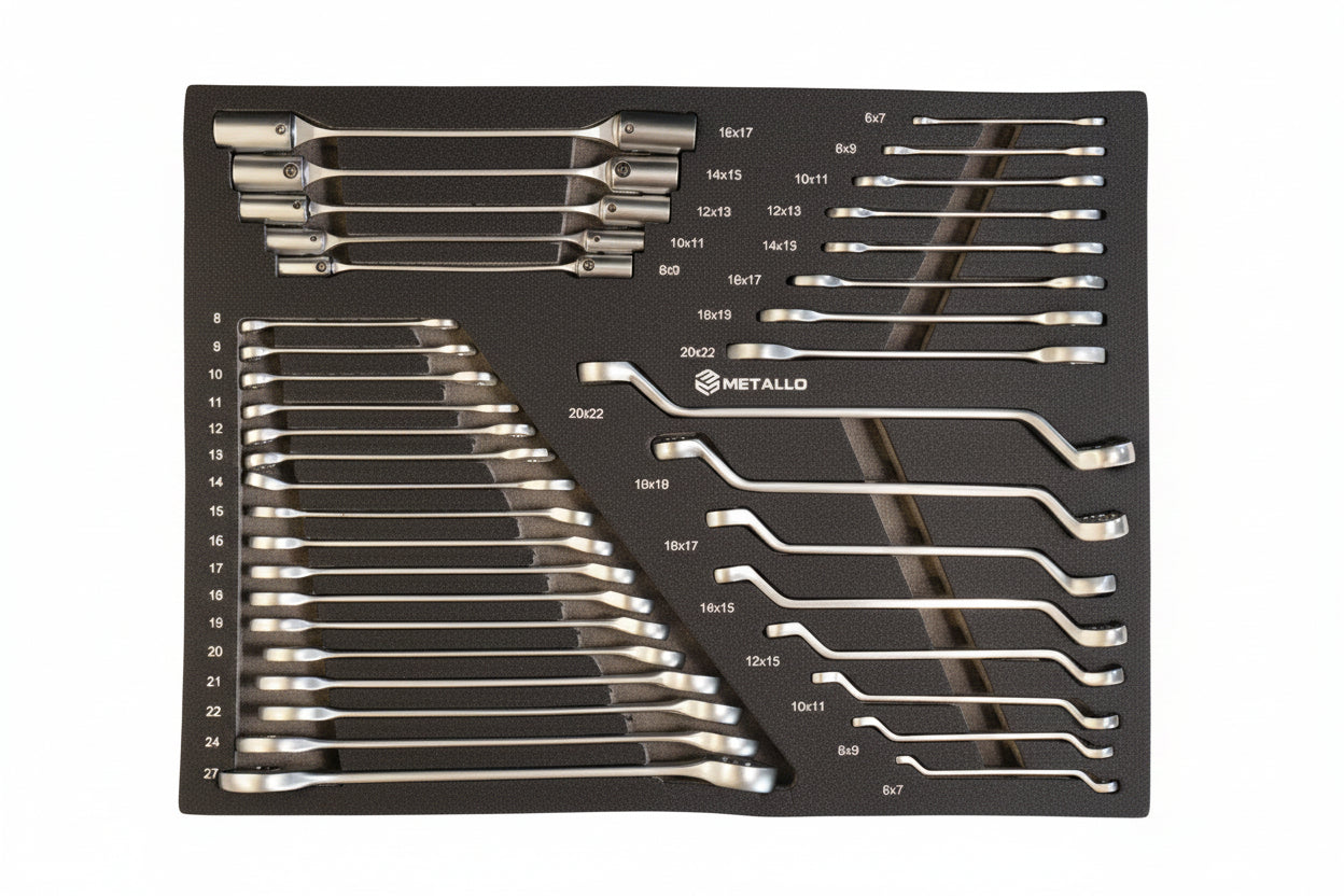 V7 – Tool trolley with tools, 7 drawers, 370 pcs VDE 1000V