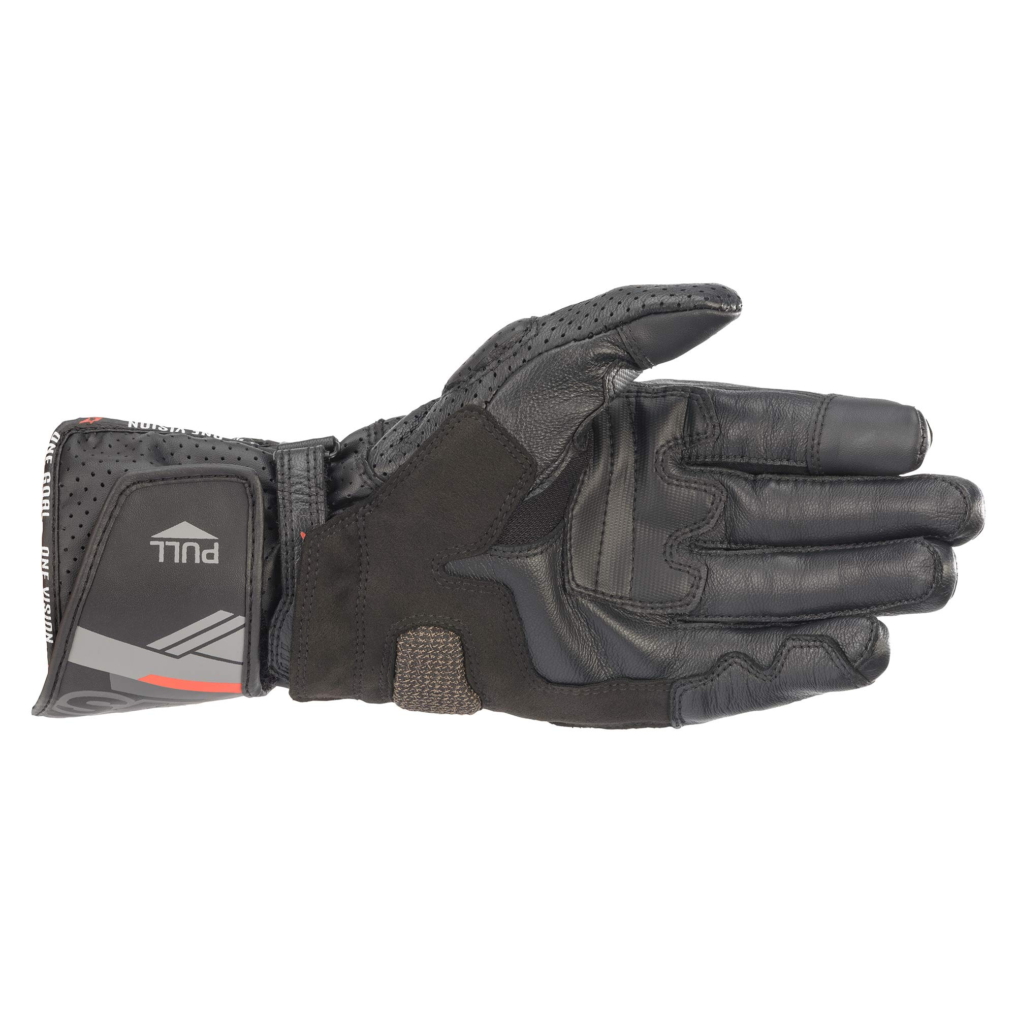 SP-8 V3 Gloves, Full Gauntlet Leather, CE-Certified, Race-Inspired Fit, Knuckle Protection, Reinforced Palm, Multi-Panel Construction