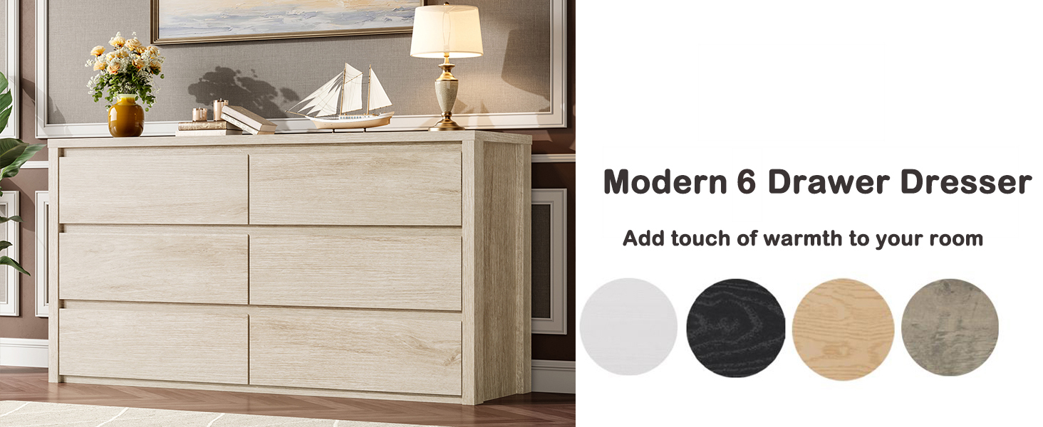 6 Drawer Dresser