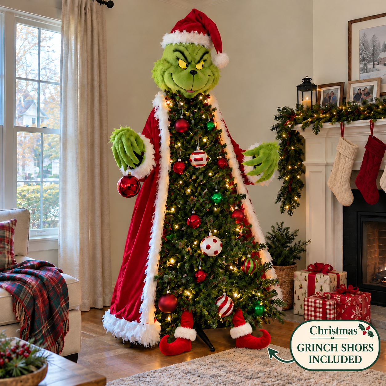 Green Character Christmas Tree Costume