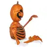 48" Groundbreaking Pumpkin Skeleton - Creepy Outdoor Halloween Decor