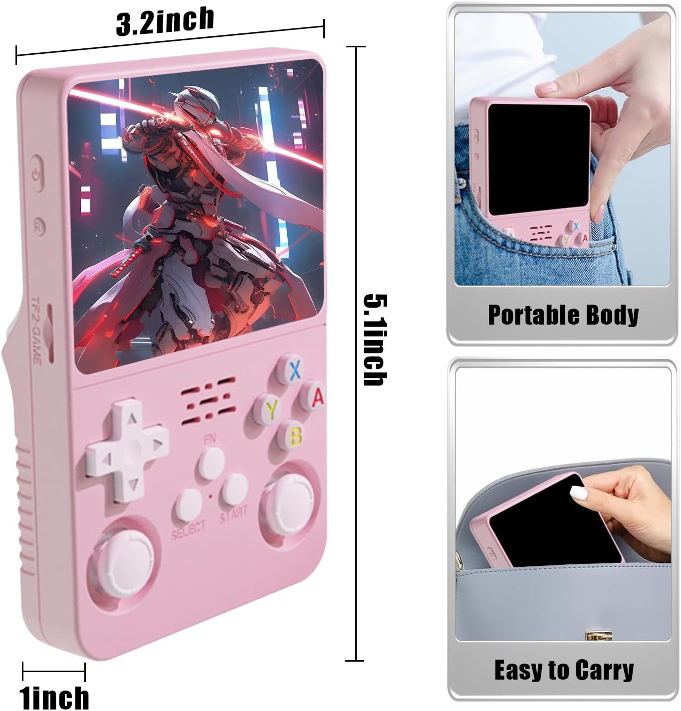 R36S Retro Handheld Game Console,20000+/15000+ Games Retro Console,21 Emulator,3.5” IPS Screen,3500mAh,Linux System,Portable Mini Emulator,for Kids and Adults