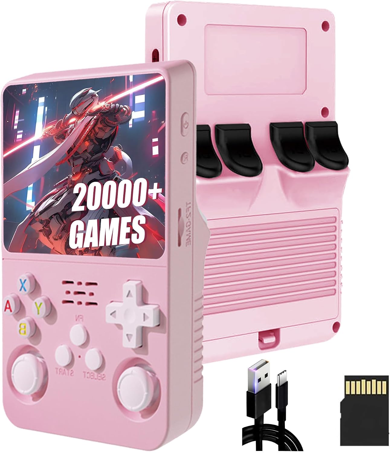 R36S Retro Handheld Game Console,20000+/15000+ Games Retro Console,21 Emulator,3.5” IPS Screen,3500mAh,Linux System,Portable Mini Emulator,for Kids and Adults