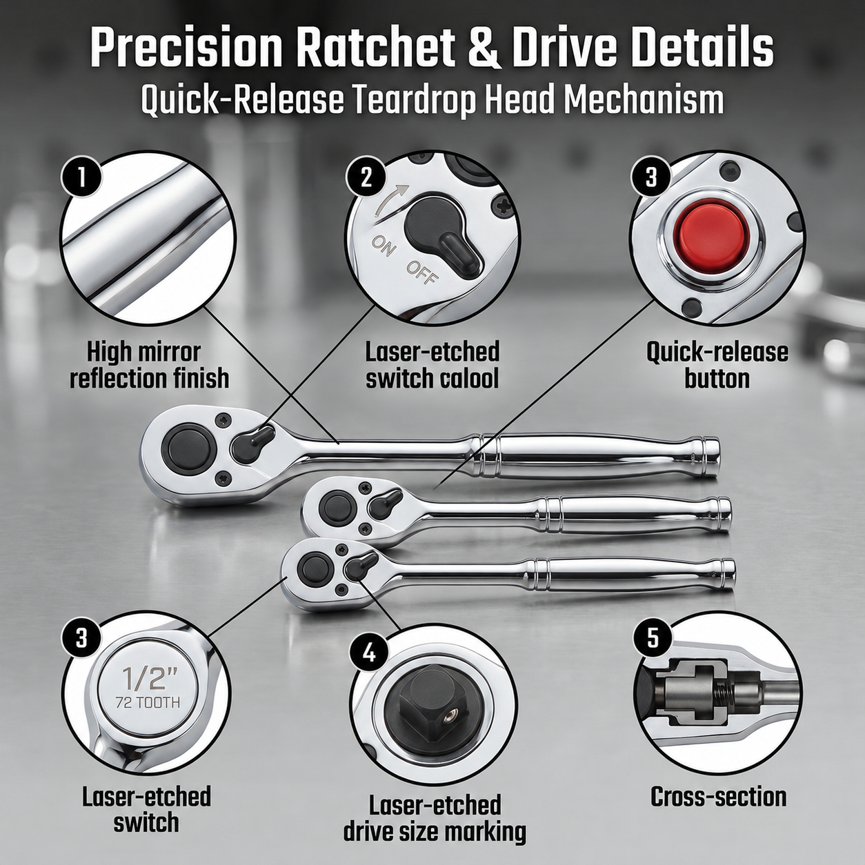 450-Piece Automotive Tool Set – Complete Garage & Repair Kit for Mechanics, DIY & Home Projects
