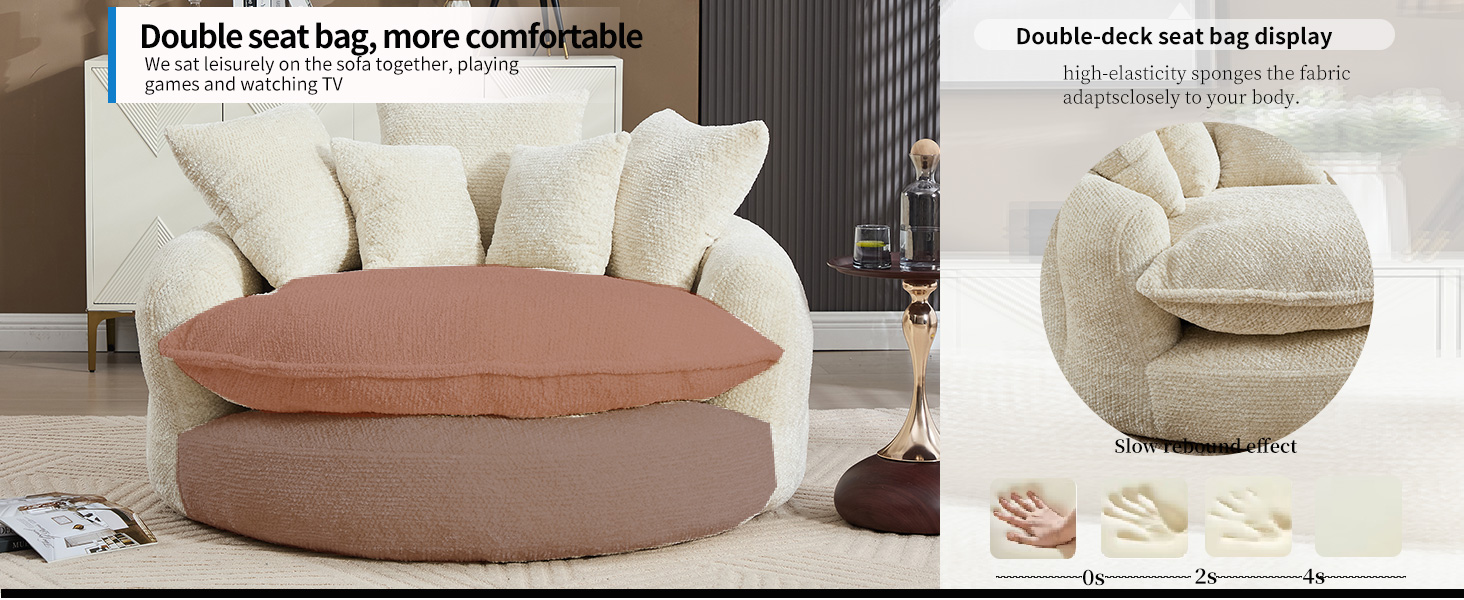 Double-layer seating package