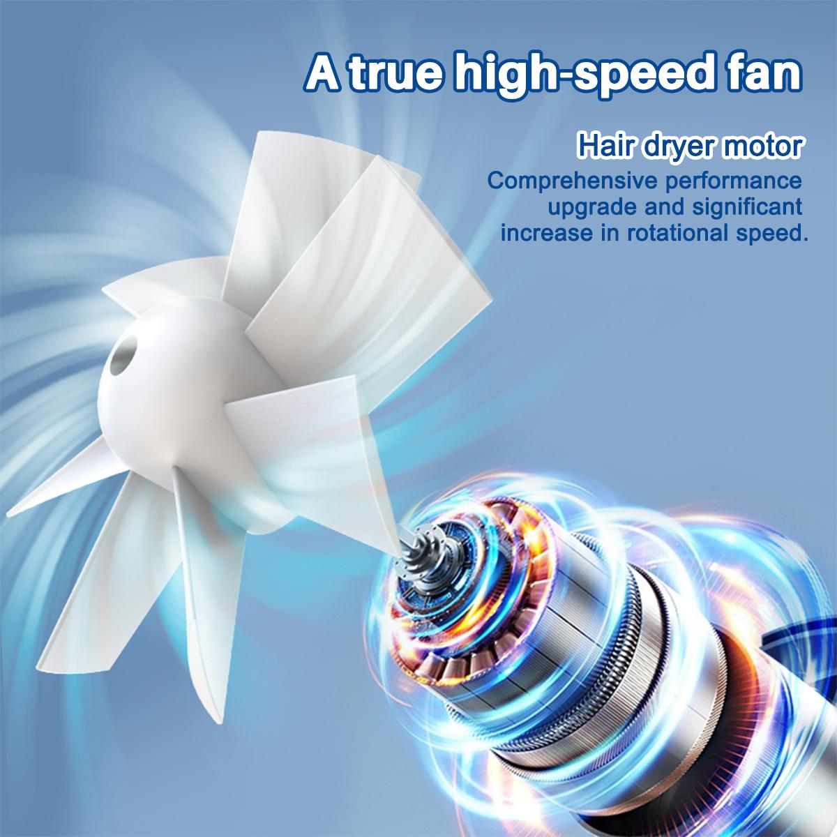 Summer Fan, Portable Waist Clip Fan, 5000 mAh Cool Clip Fan Under Shirt, Belt Fan Clip On Waist Portable Cooling Fan, with LED Light, USB Rechargeable Portable Waist Fan for Outdoor Play and Work summerwins