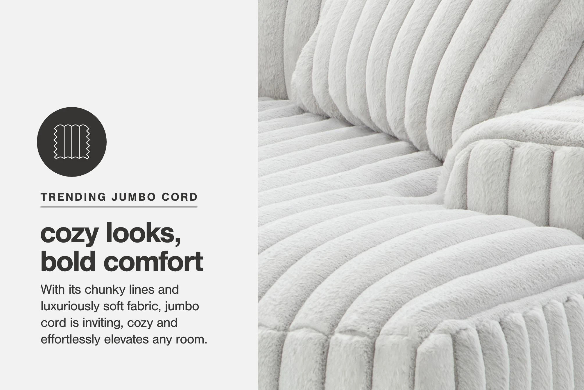 Stupendous Oversized Chaise