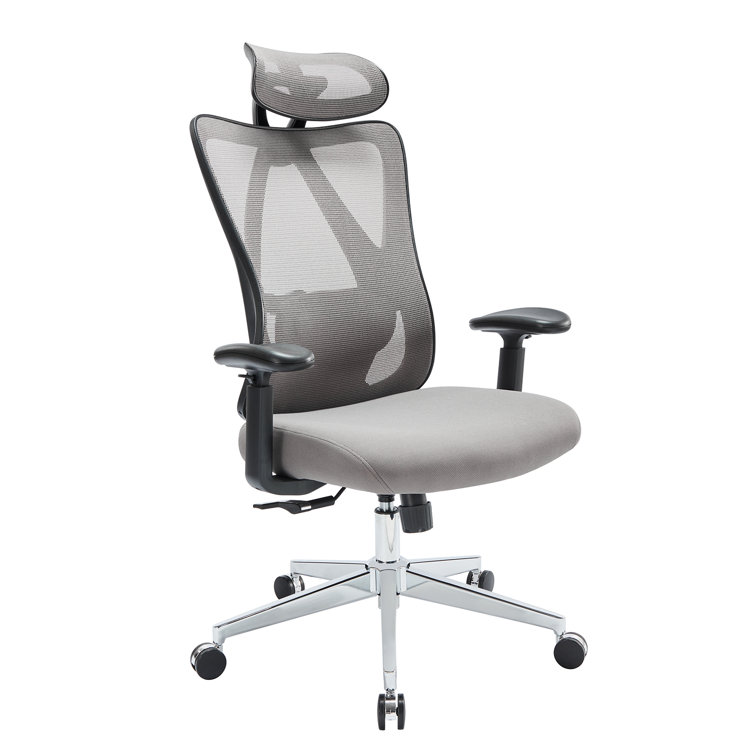 Lajace High Back Full Mesh Covered Ergonomic Office Task Chair with Adjustable Headrest and Armrest