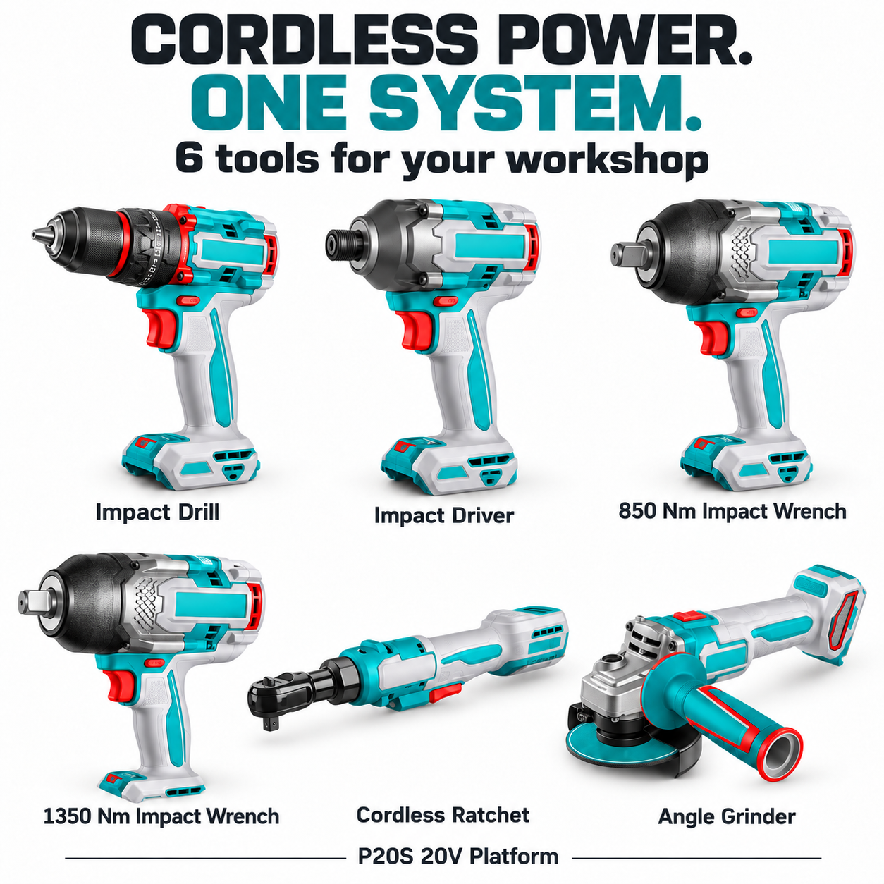 436 Pcs Tool Chest Set – Complete Workshop Kit with Cordless Power Tools & 7 Drawer Cabinet