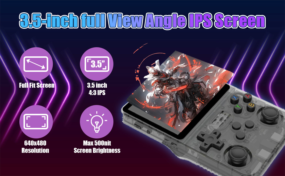 3.5 inches IPS Screen,640*480P,indoor,outdoor,multiplayer,online battle,gift for Halloween,Easter