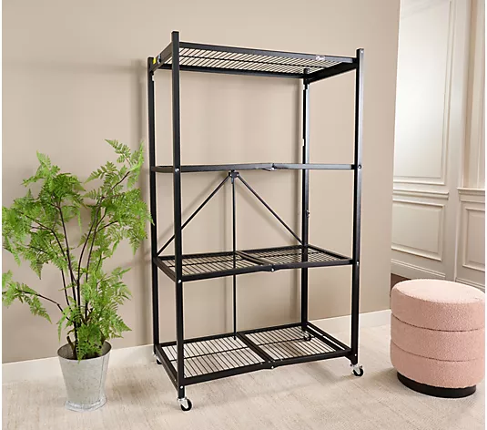 💝Grab 2 for $29!💥Pop It Large 4-Tier Heavy Duty Rack with Caster Wheels