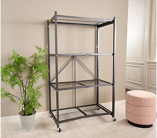 💝Grab 2 for $29!💥Pop It Large 4-Tier Heavy Duty Rack with Caster Wheels