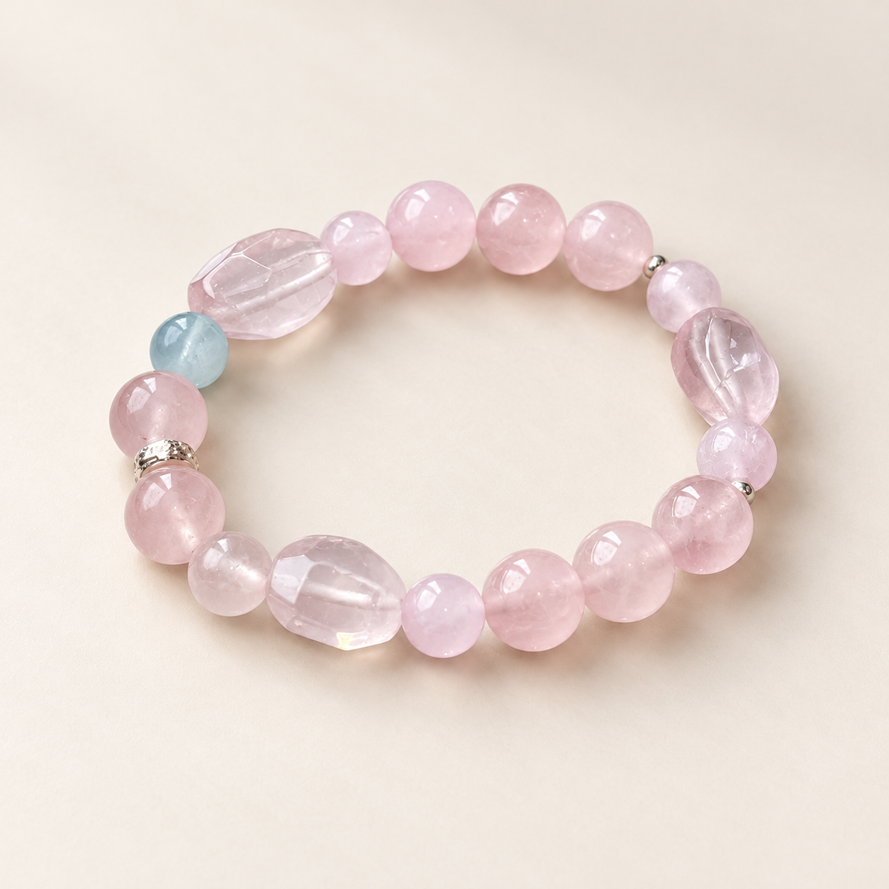 Rose Dawn | Crystal Bracelet｜晨曦粉語手鍊