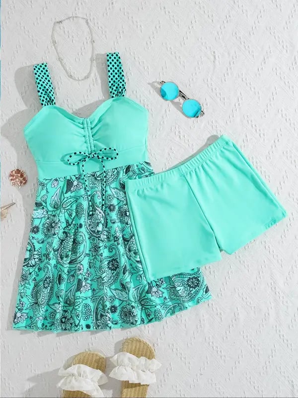 👙2026 Women's V Neck Swimdress