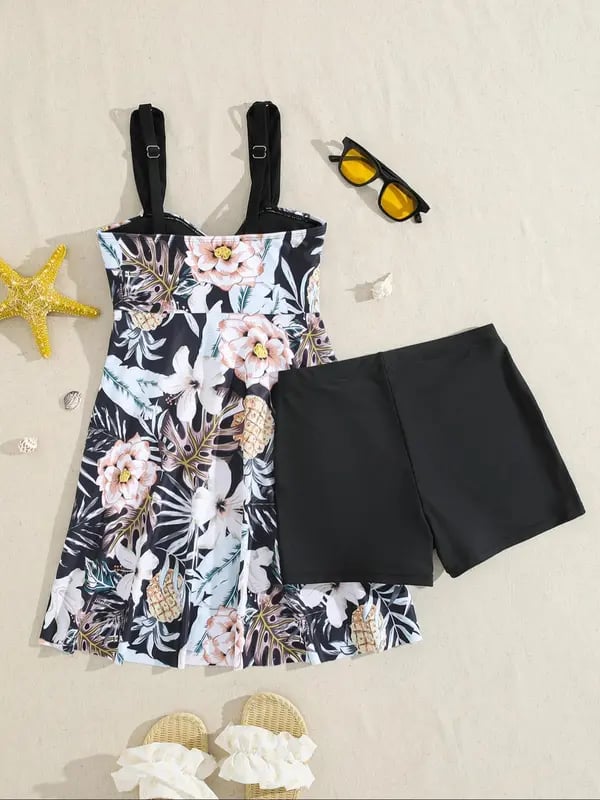 👙2026 Women's V Neck Swimdress