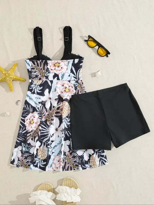 👙2026 Women's V Neck Swimdress