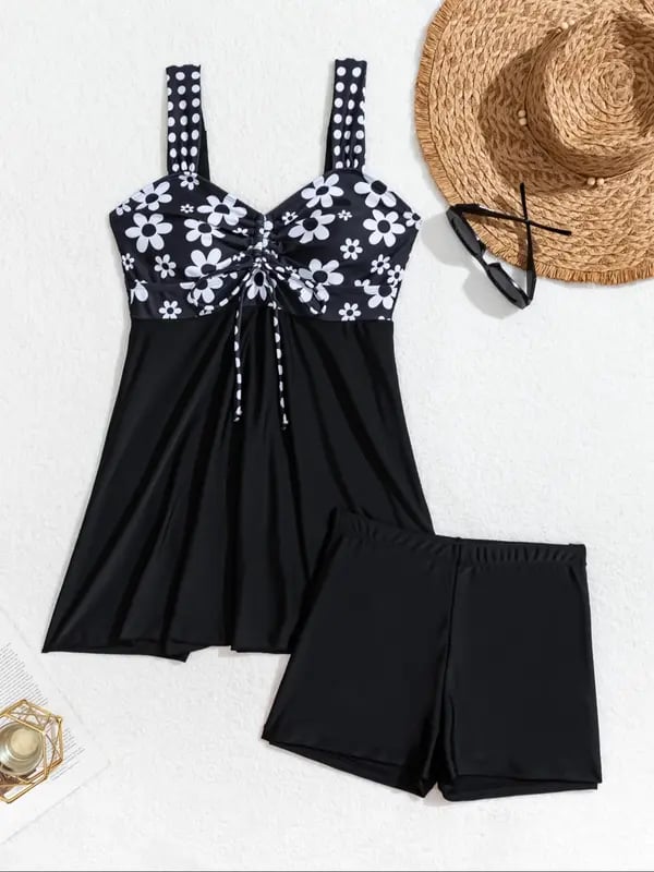 👙2026 Women's V Neck Swimdress