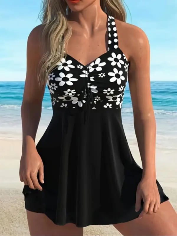 👙2026 Women's V Neck Swimdress