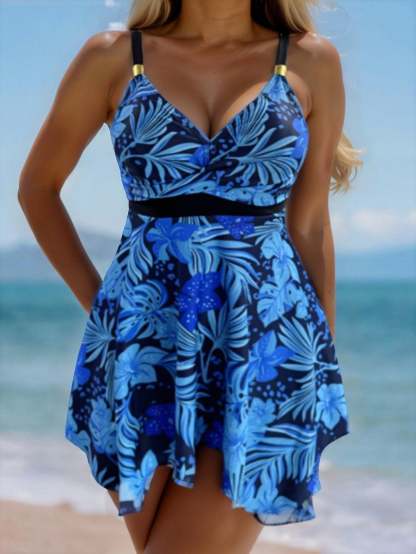 👙2026 Women's V Neck Swimdress