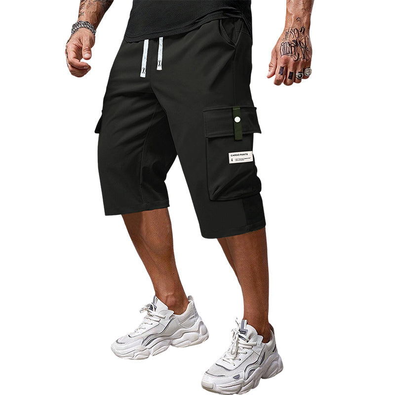 Men's Casual Cargo Shorts - Elastic Drawstring Waist & Multiple Pockets---Buy 3 Get Extra 25% Off & Free Shipping