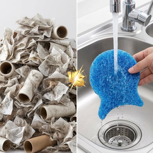 3-piece Set of Blue Washing Machine Lint Removers for Pets