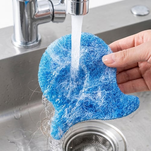 3-piece Set of Blue Washing Machine Lint Removers for Pets