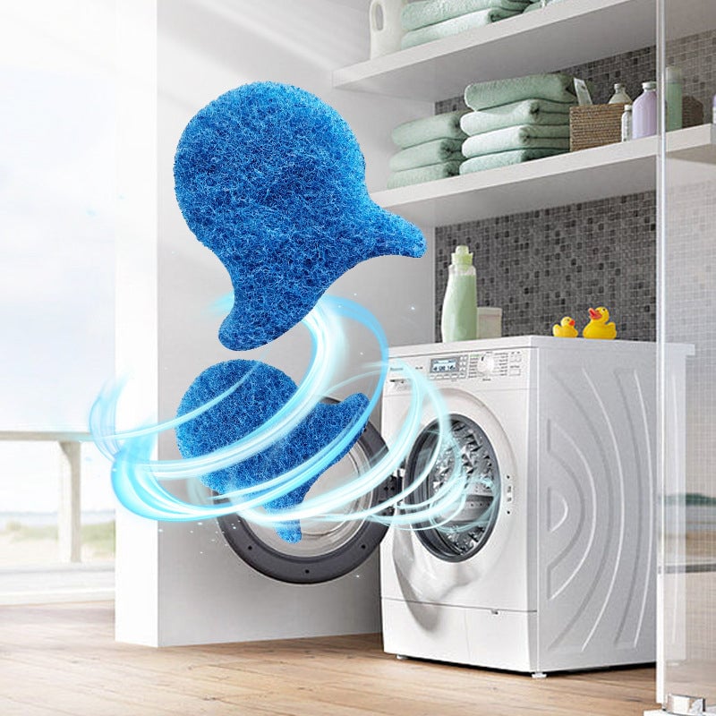 3-piece Set of Blue Washing Machine Lint Removers for Pets