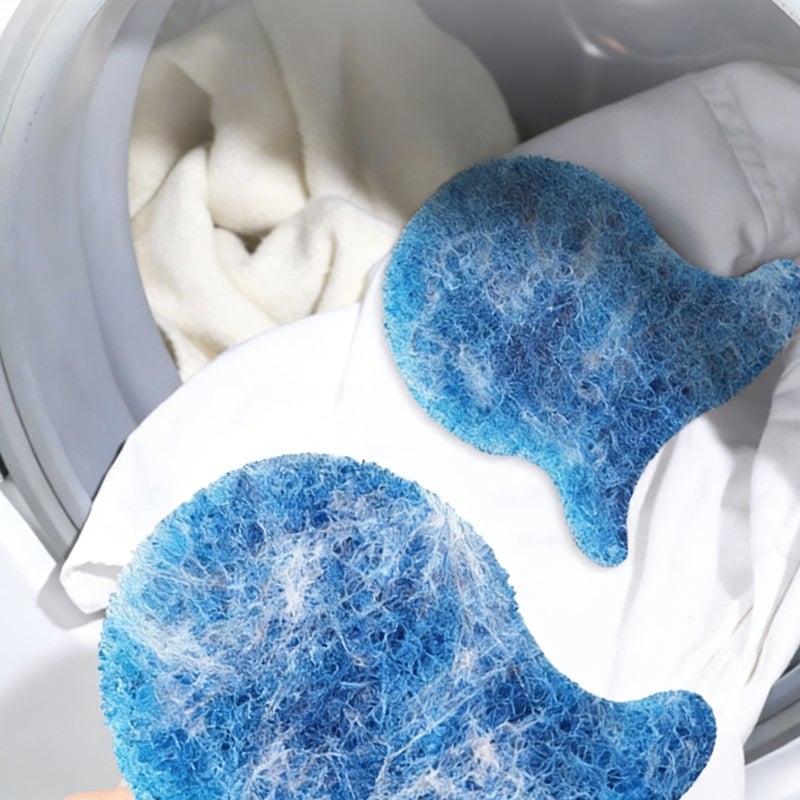 3-piece Set of Blue Washing Machine Lint Removers for Pets