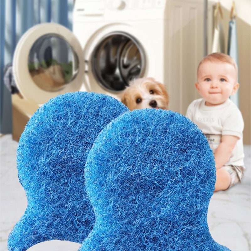 3-piece Set of Blue Washing Machine Lint Removers for Pets