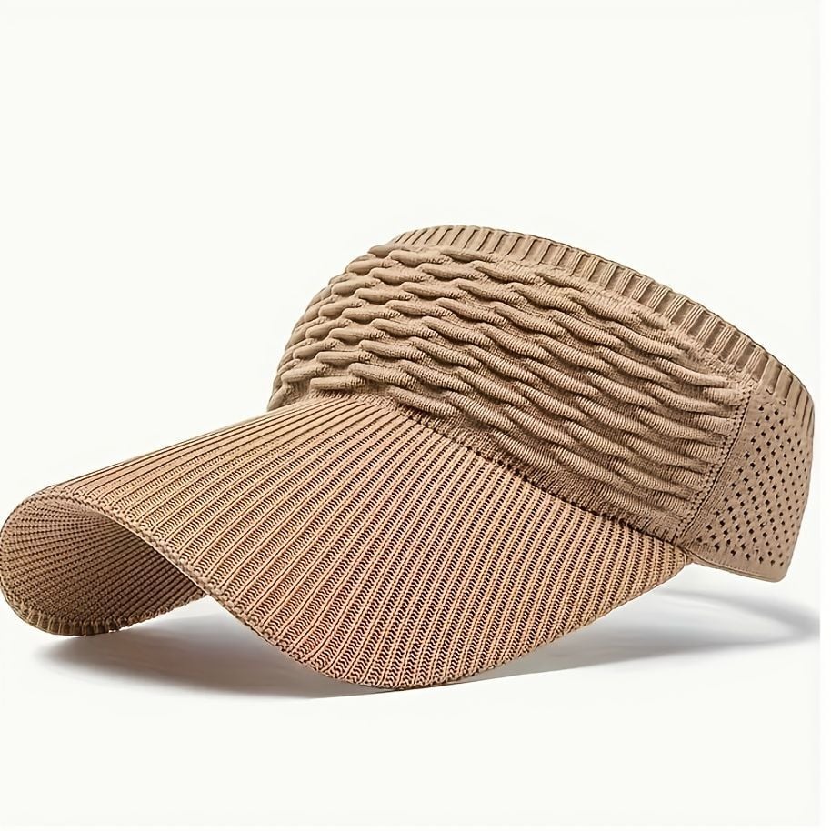 Women’s Open-Top Breathable UV-Protection High-Ponytail Sun Visor
