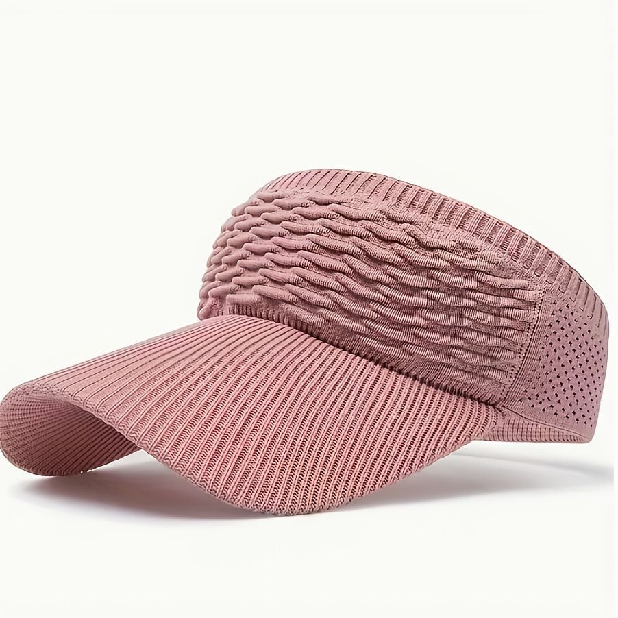 Women’s Open-Top Breathable UV-Protection High-Ponytail Sun Visor