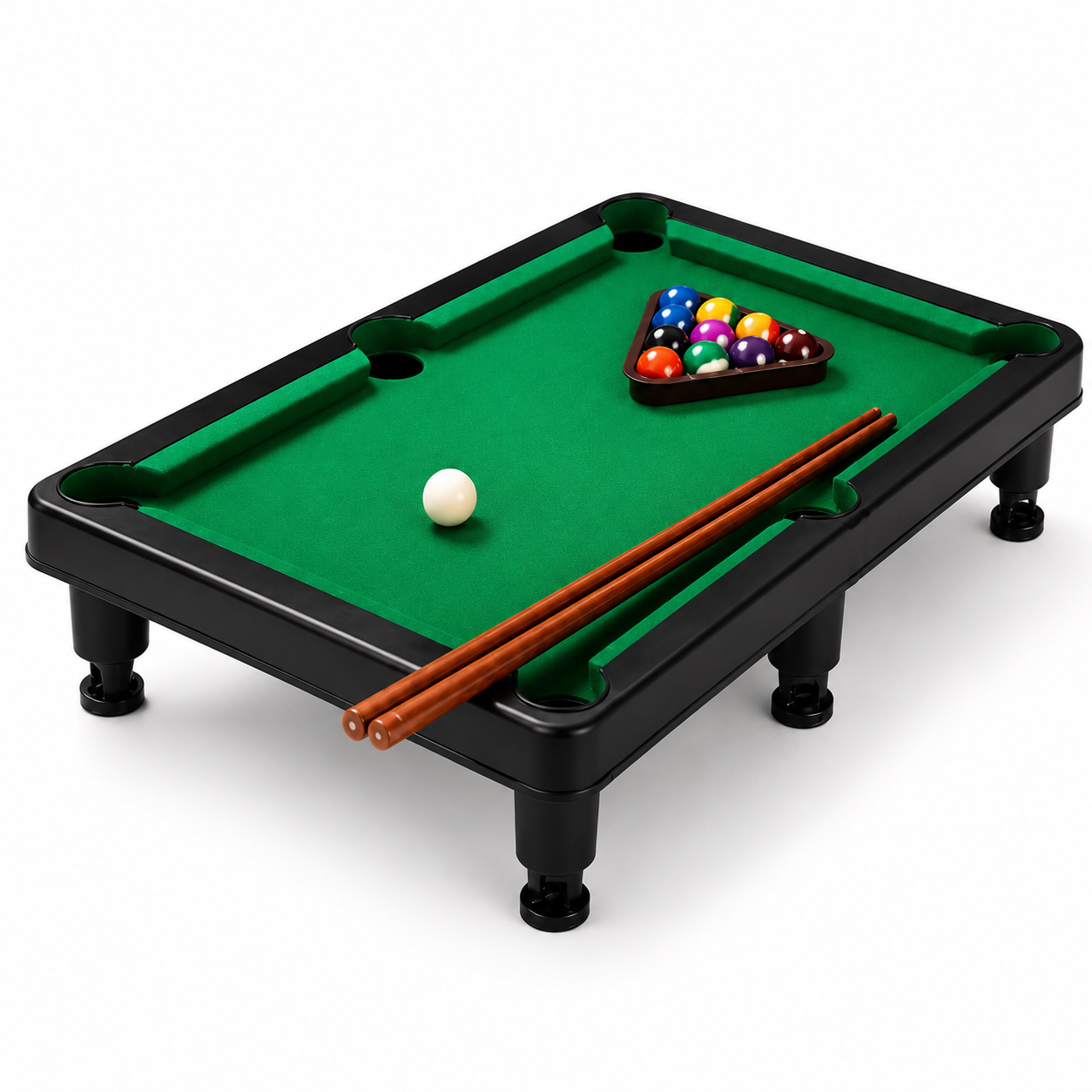 Premium Mini Desktop Pool Table - Ultimate Desk Stress Reliever & Game Night Essential