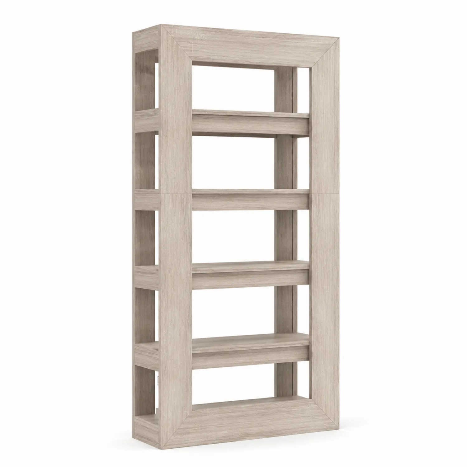 Estantería de Madera de Roble con 5 Estantes-Domlume