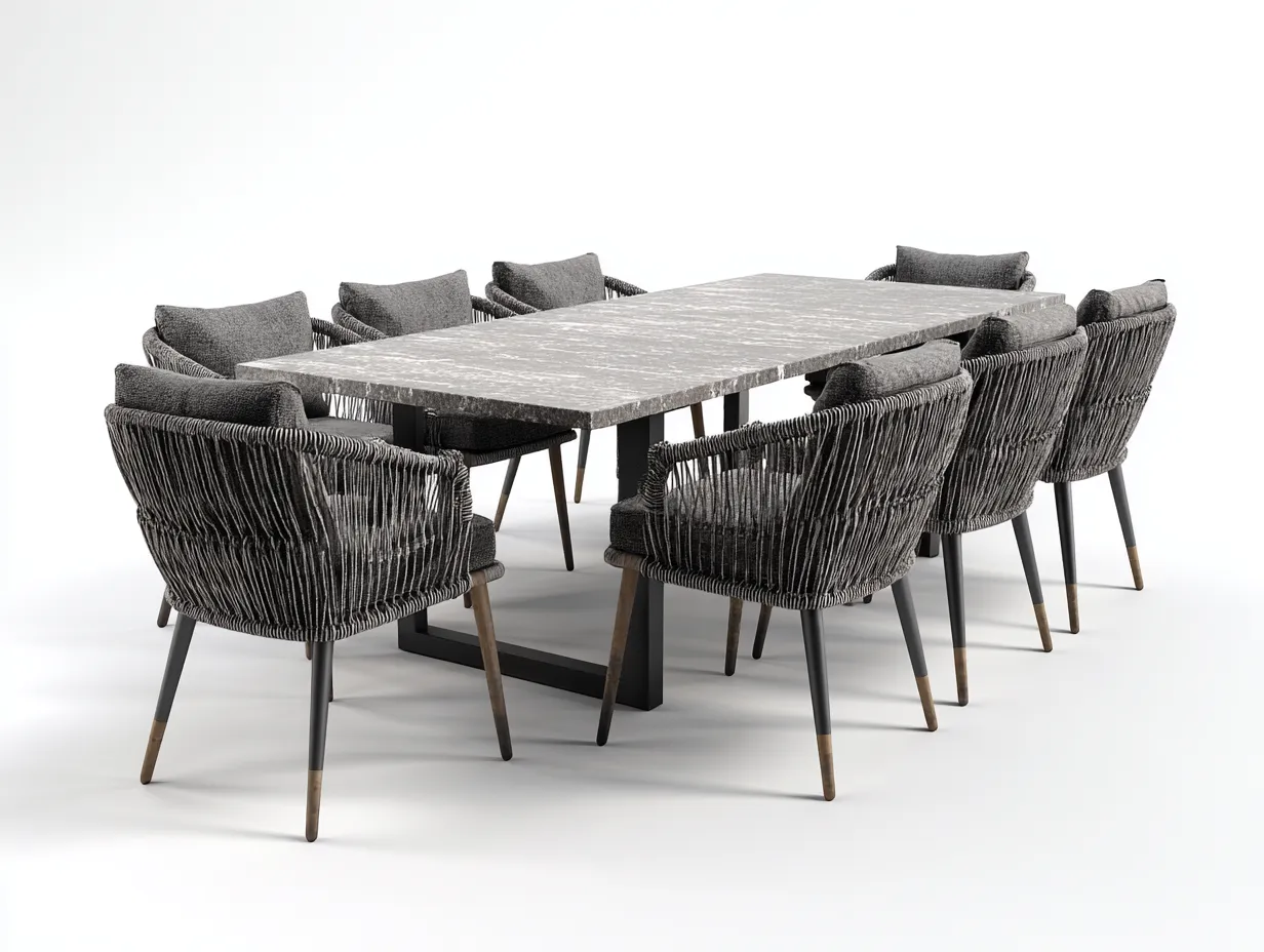 Conjuntos de comedor de jardín-Coluxohouse