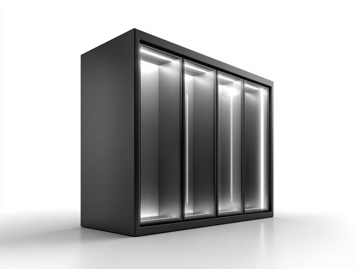 Armarios 200x60x200 cm madera MDF negro 4 puertas almacenamiento moderno-Soloialoft