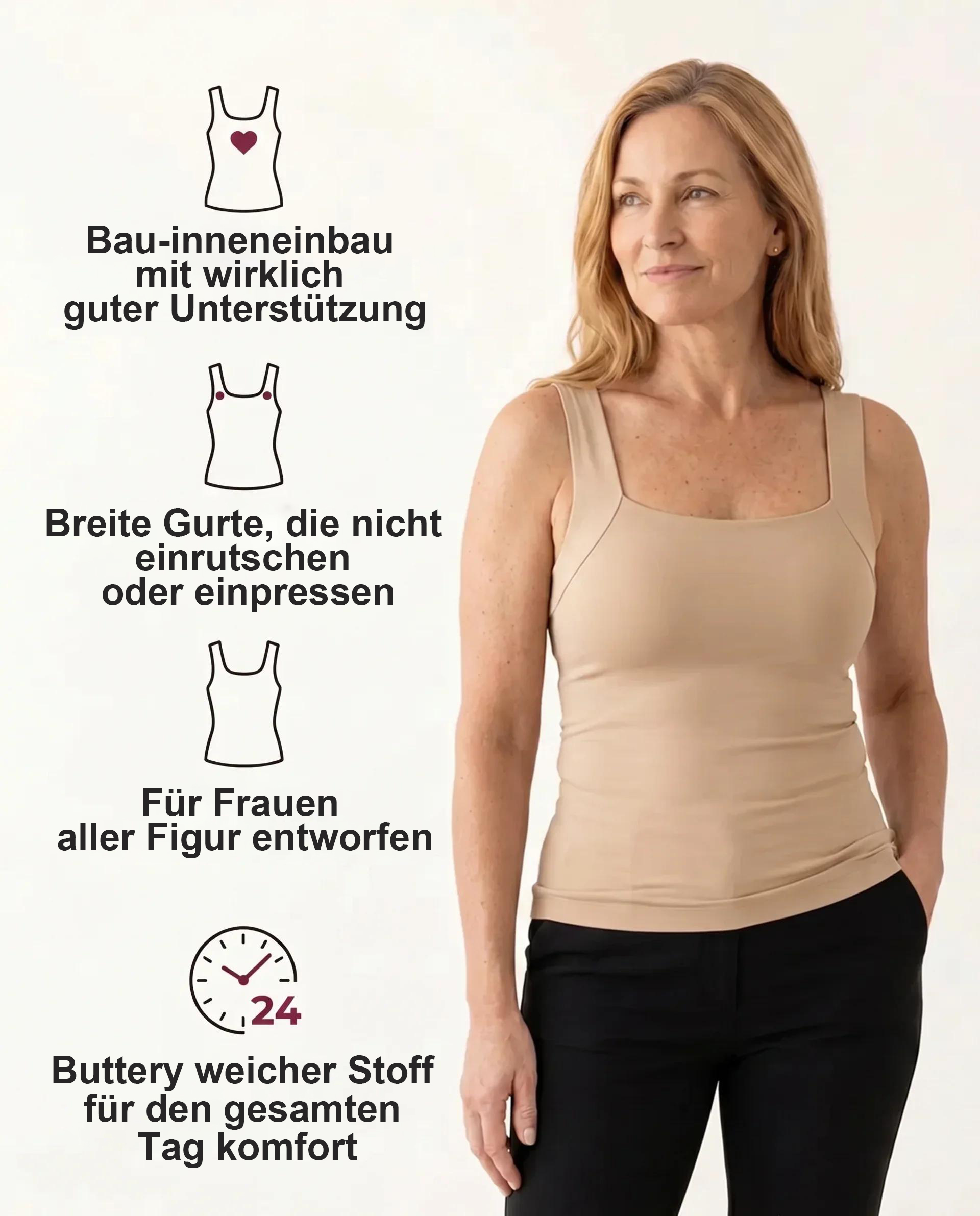 Avouran's Built-In Bra Comfort Shaper Tanktop