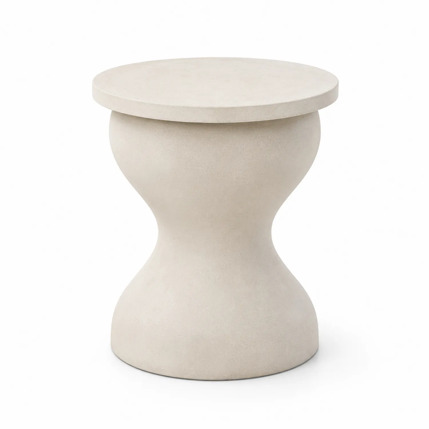 Mesa Auxiliar de Hormigón Beige-eltidorin